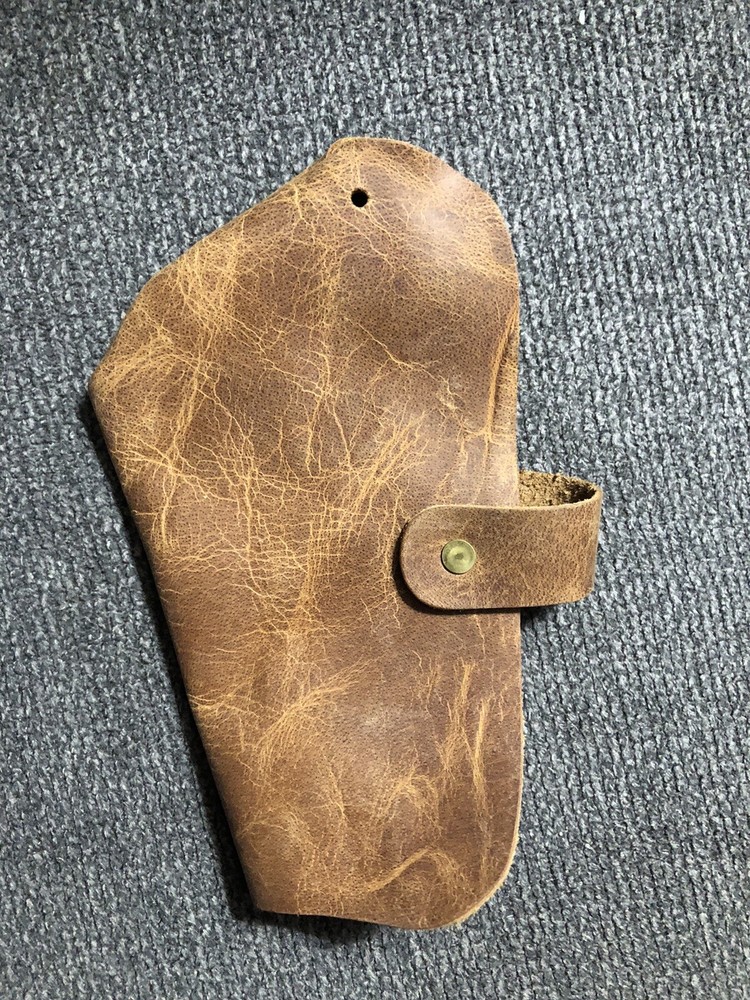 genuine Leather handcrafted muzzleloader Lock Cover