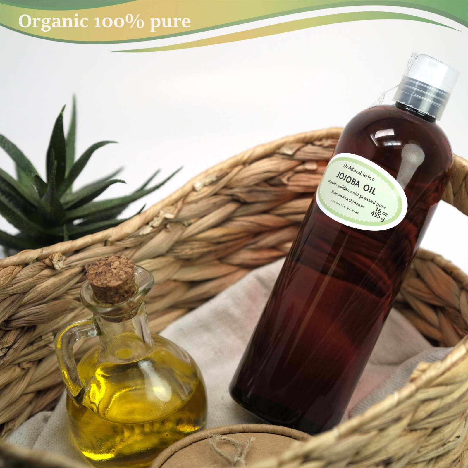 PURE ORGANIC JOJOBA OIL UNREFINED RAW VIRGIN COLD PRESSED 2 OZ 4 - 1 GALLON