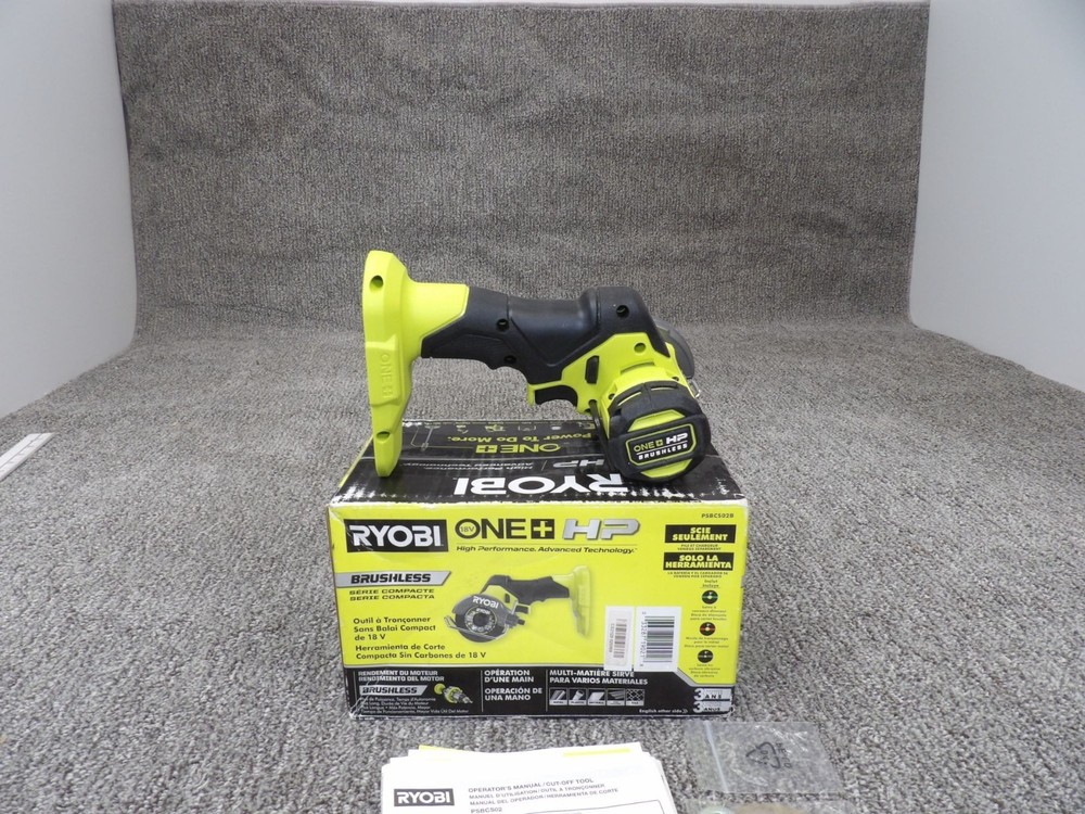 Ryobi One+ HP 18V Brushless Compact Cut-Off Tool With Accessories