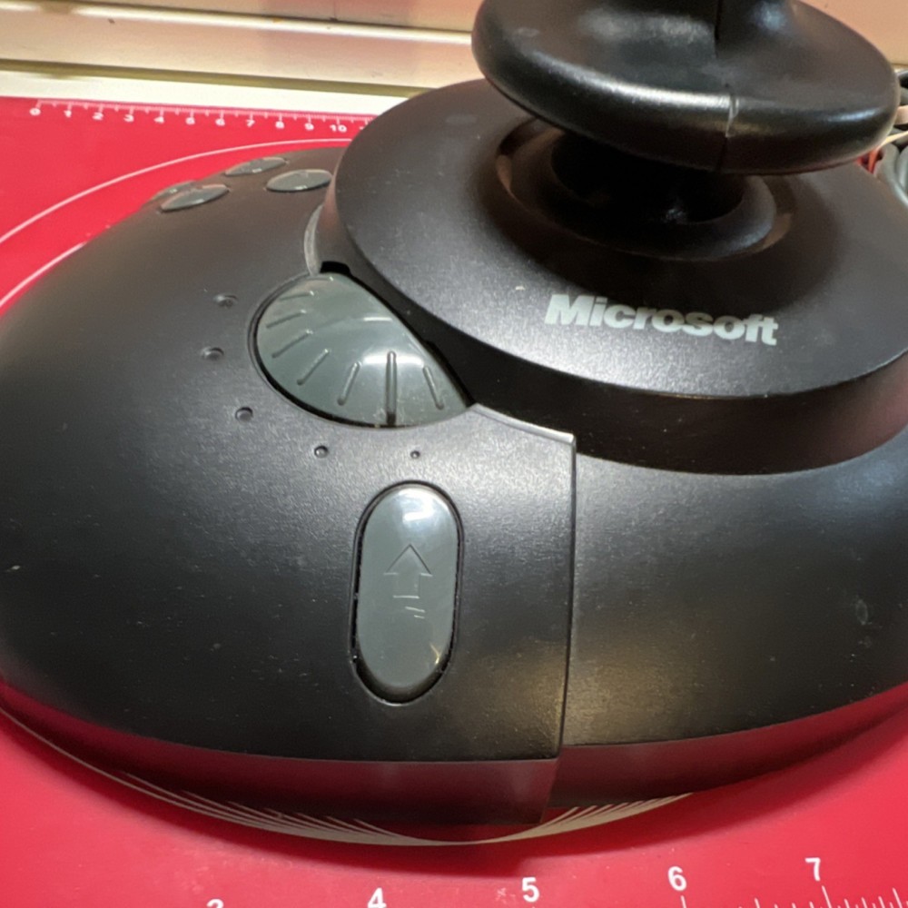 Microsoft SideWinder Precision Pro Wired Serial Joystick PC Windows 95 Throttle