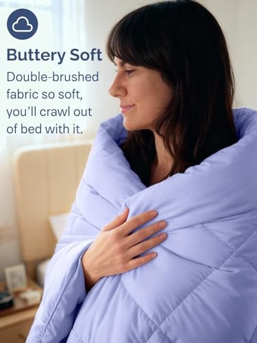 Queen Size, Lavender Alternative Down Comforter Queen (88" x 88") 09 - Lavender