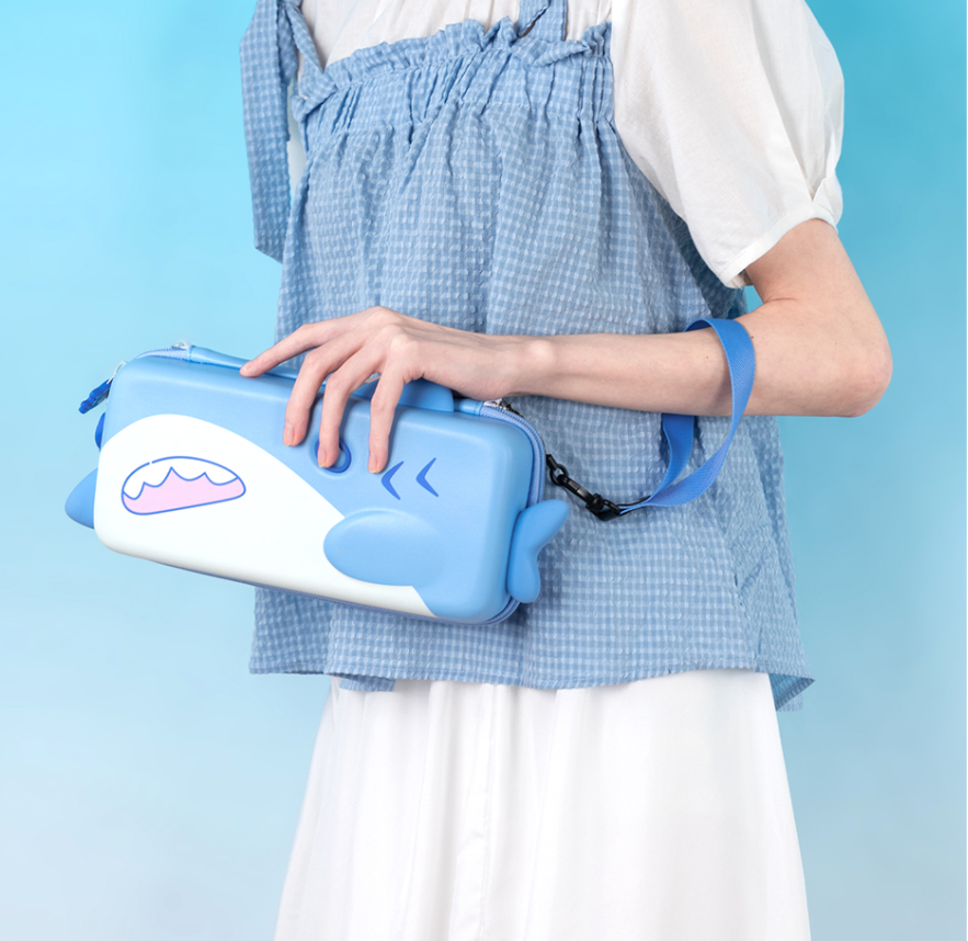 GeekShare Switch Shark Party Protective Case Dock Cover Thumb Grips Switch OLED