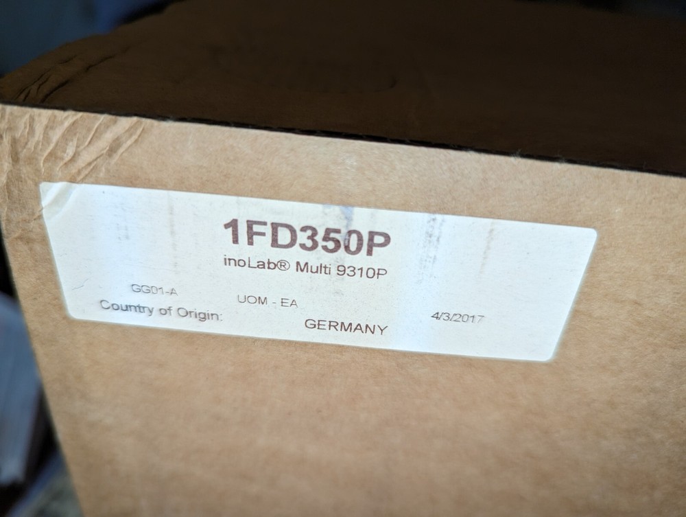 WTW 1FD350P inoLab 9310 Advanced Multiparameter benchtop Meter with Printer