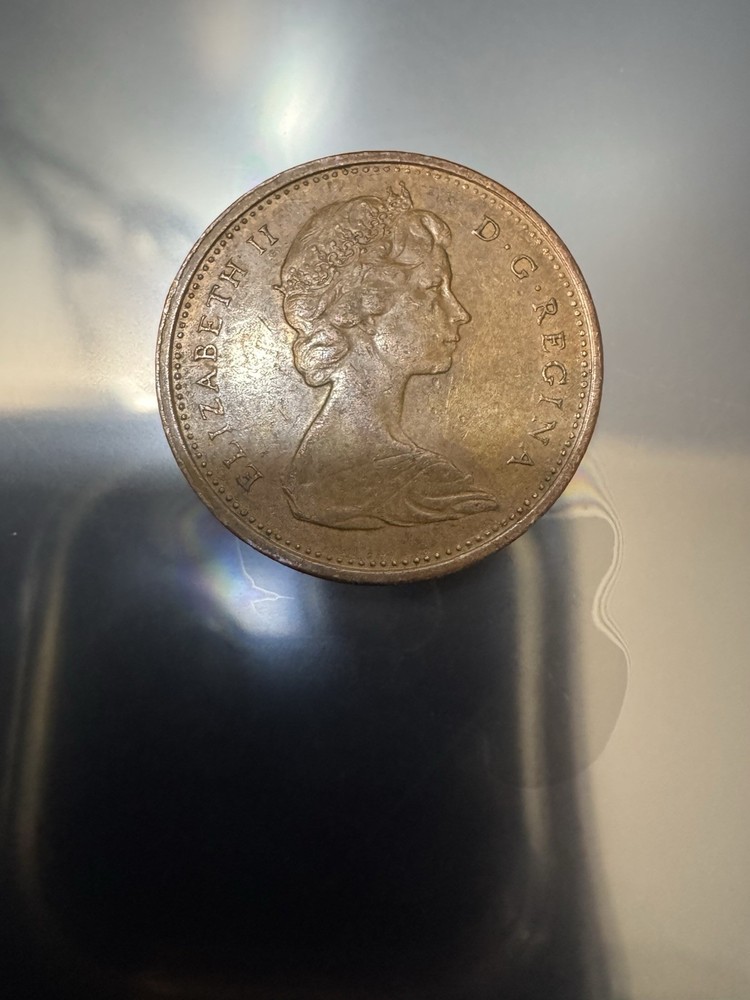 1967 ELIZABETH II CANADA SMALL CENT SKU:7
