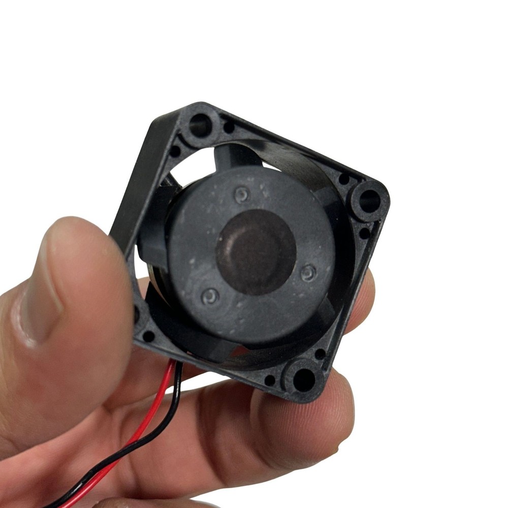 2-Pin Mini Cooling Fan 1.5" Computer Electronics Cooler, Black