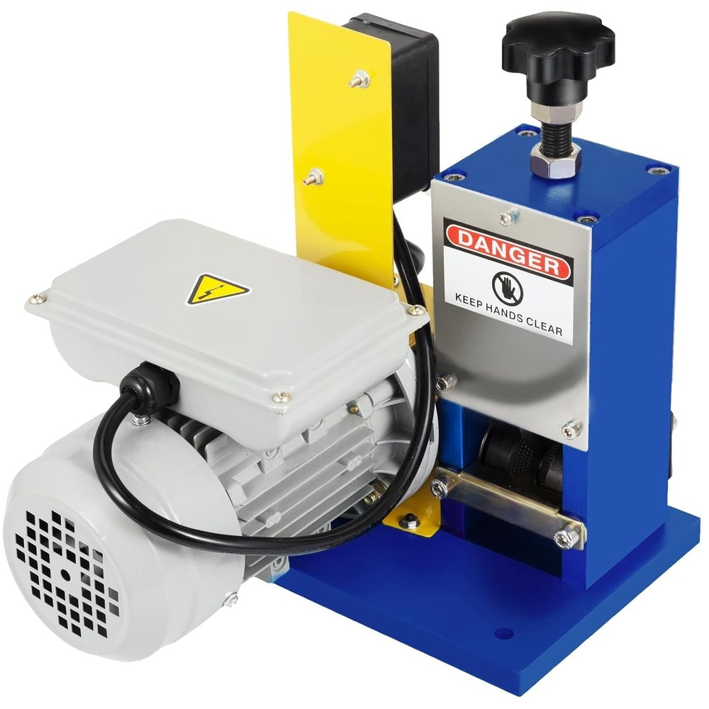 Automatic Electric Wire Stripping Machine 0.05"-0.98",Portable Dark Blue Wire...