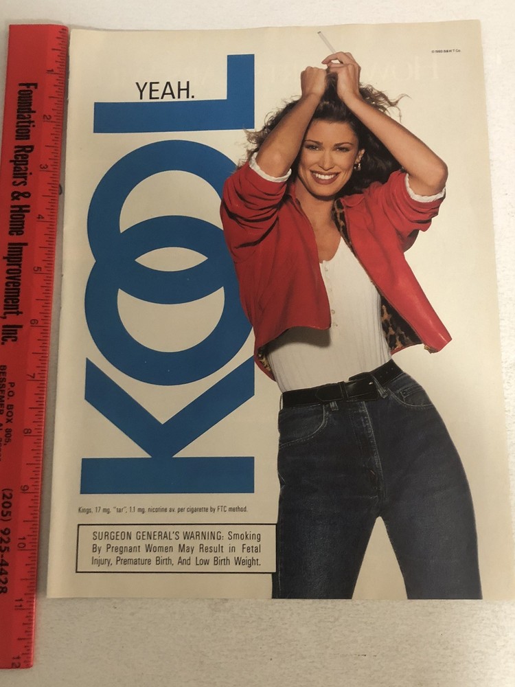 1993 Kool Cigarettes Print Ad Advert pa10