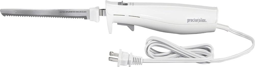 Ultimate Electric Knife for Meat, Bread & DIY Projects - 8'' Durable Blade