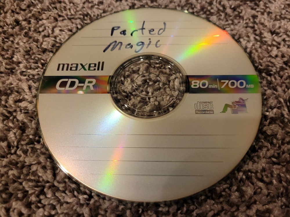 Parted Magic Live OS Linux/Windows Partition Manager CD