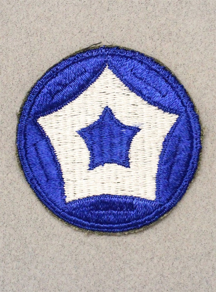 Army patch 6101: 5th Service Command - WWII w/row stitching