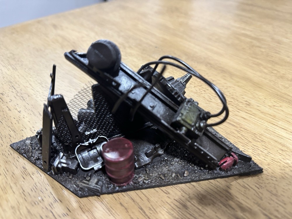 Warhammer 40k Post Apocalyptic Scatter terrain Table Top Custom