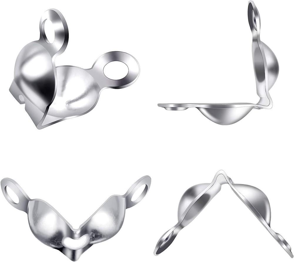 Versatile 1400 Pack Bead Tips Knot Covers - Essential for All Craft Projects
