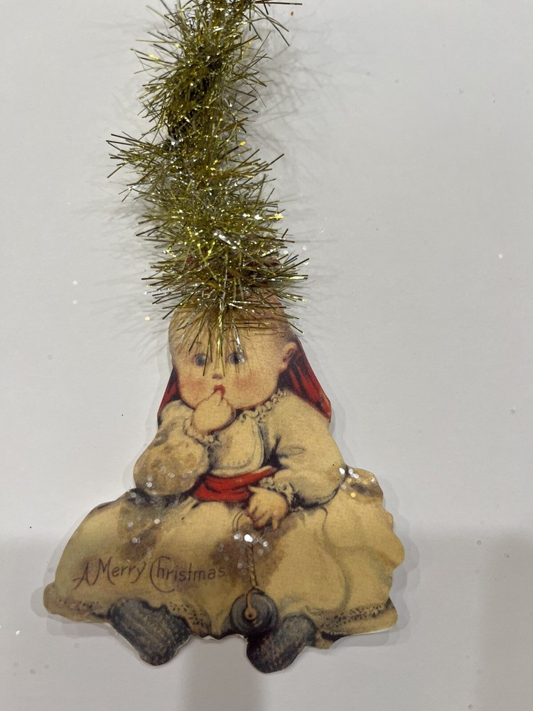 Die Cut Out Christmas Tags Victorian Look Six Second Set