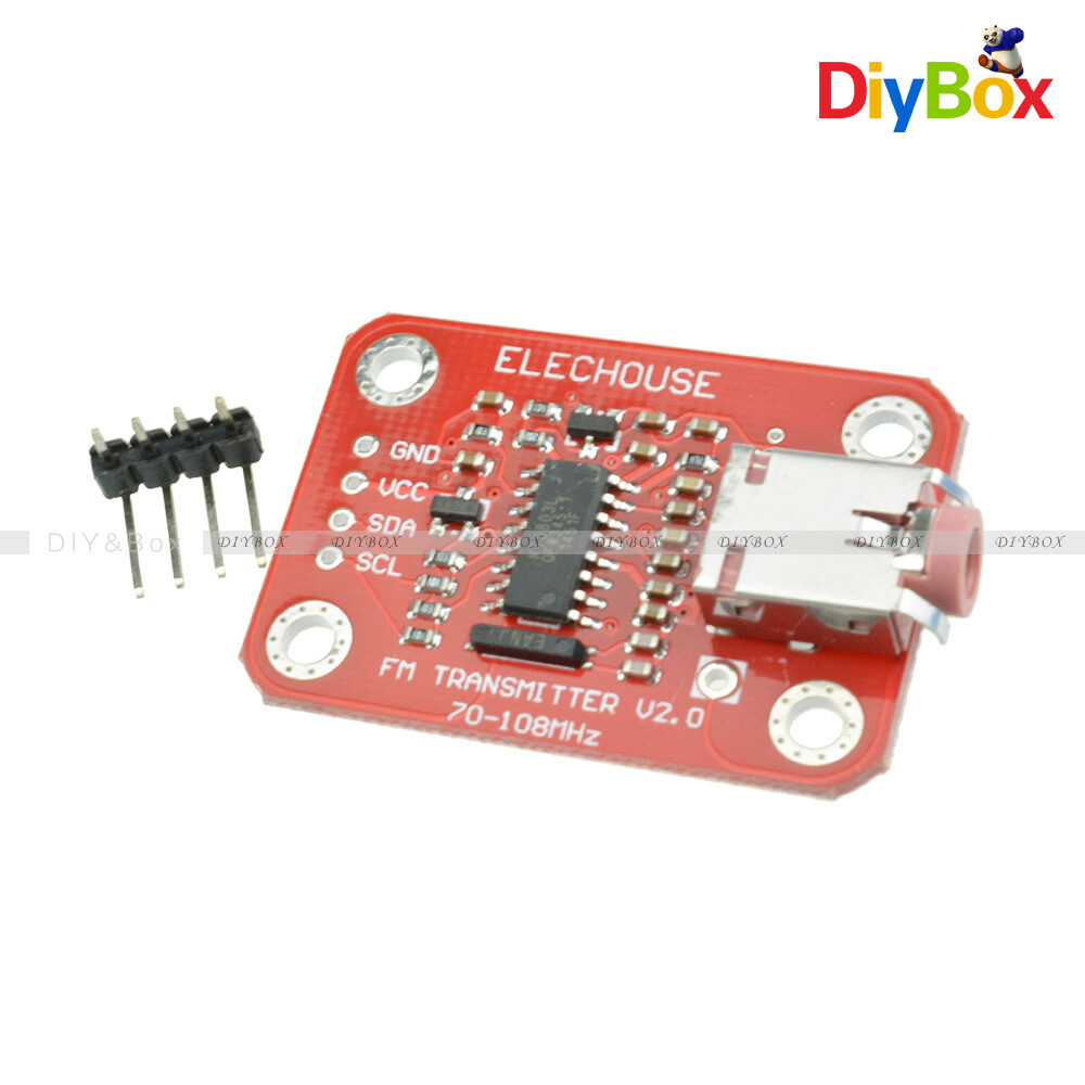 FM Transmitter Module V2.0 FM Radio Digital Module for Arduino Microphone Audio