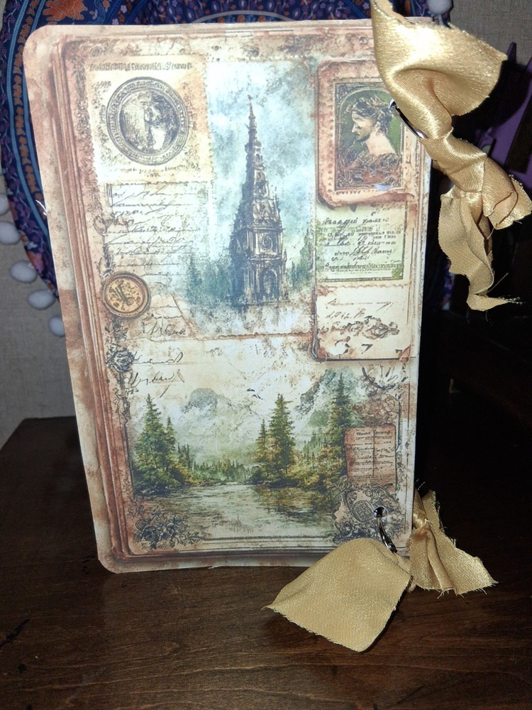 Vintage Elegance Junk Journal Scrapbook