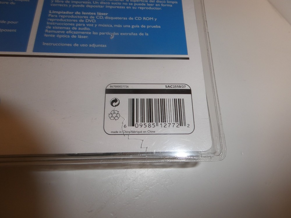 Philips 4-in-1 CD/DVD Disc & Lens Cleaning Kit Multi-Function System 2006 NOS