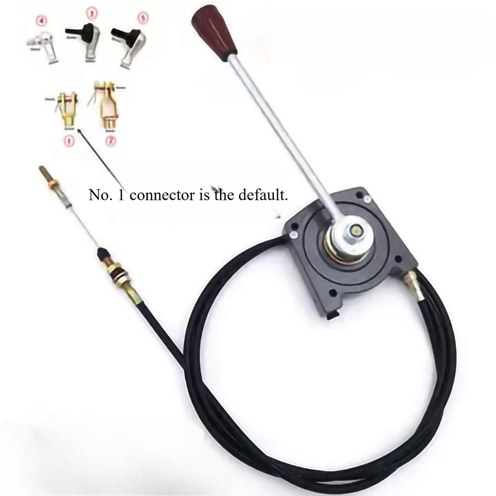 Excavator Manual Throttle Cable Controller Bendable Throttle Motor Control