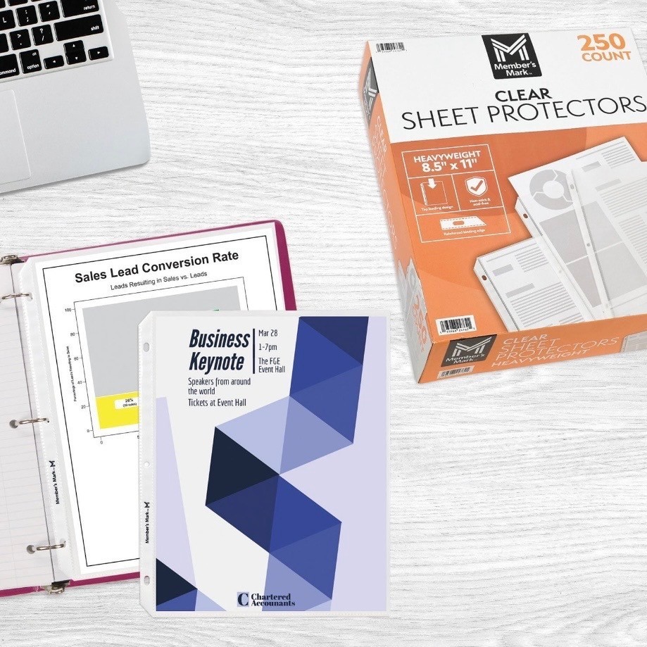 Member's Mark Sheet Protectors, Select Type 250 ct.