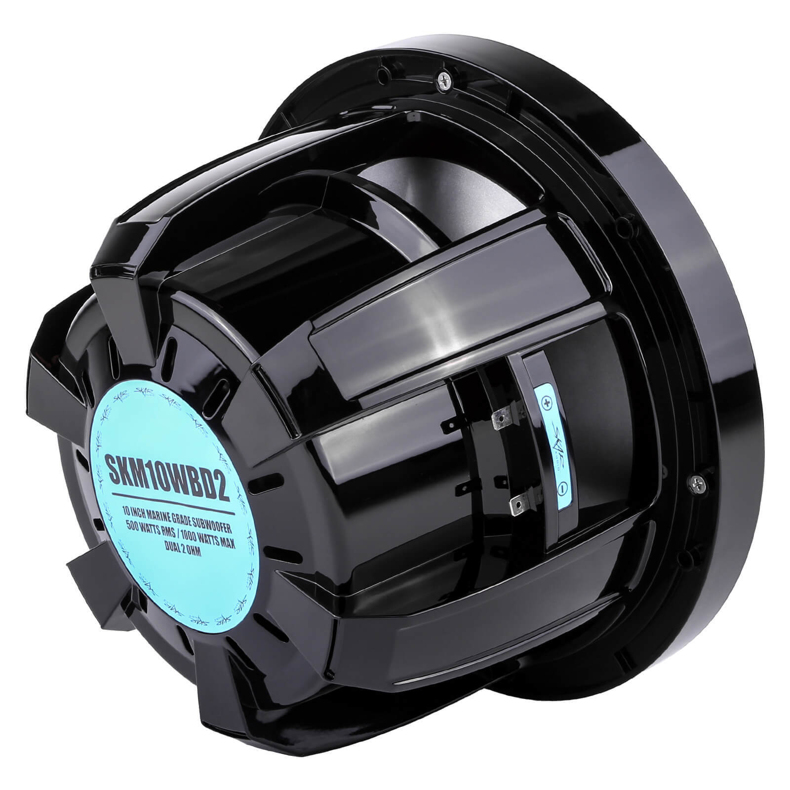 NEW SKAR AUDIO SKM10WBD2 10" 1000W MAX POWER DUAL 2 OHM MARINE SUBWOOFER (BLACK)