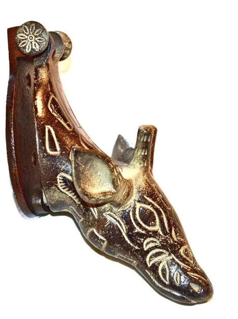 Bronze Giraffe Door Knocker
