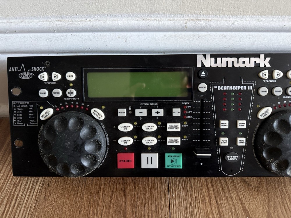 Numark CDN88 DJ Mixer Controller with Beatkeeper III UNTESTED No cords