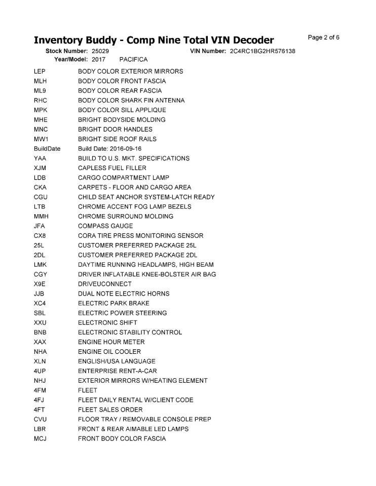 Fuse Box Engine Compartment Fits 17 PACIFICA 1541018
