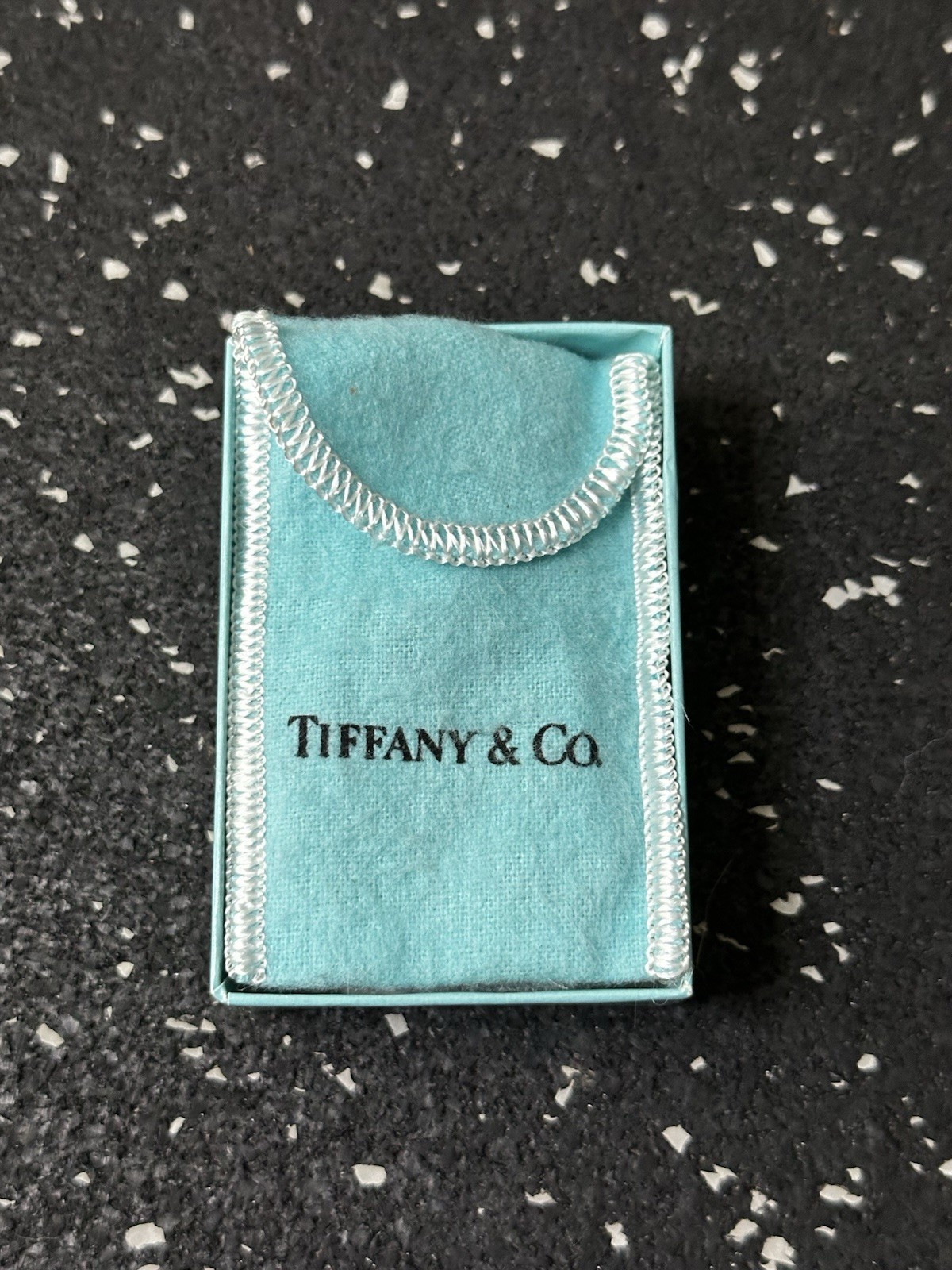 TIFFANY & CO Sterling Silver World Globe Oval Bookmark
