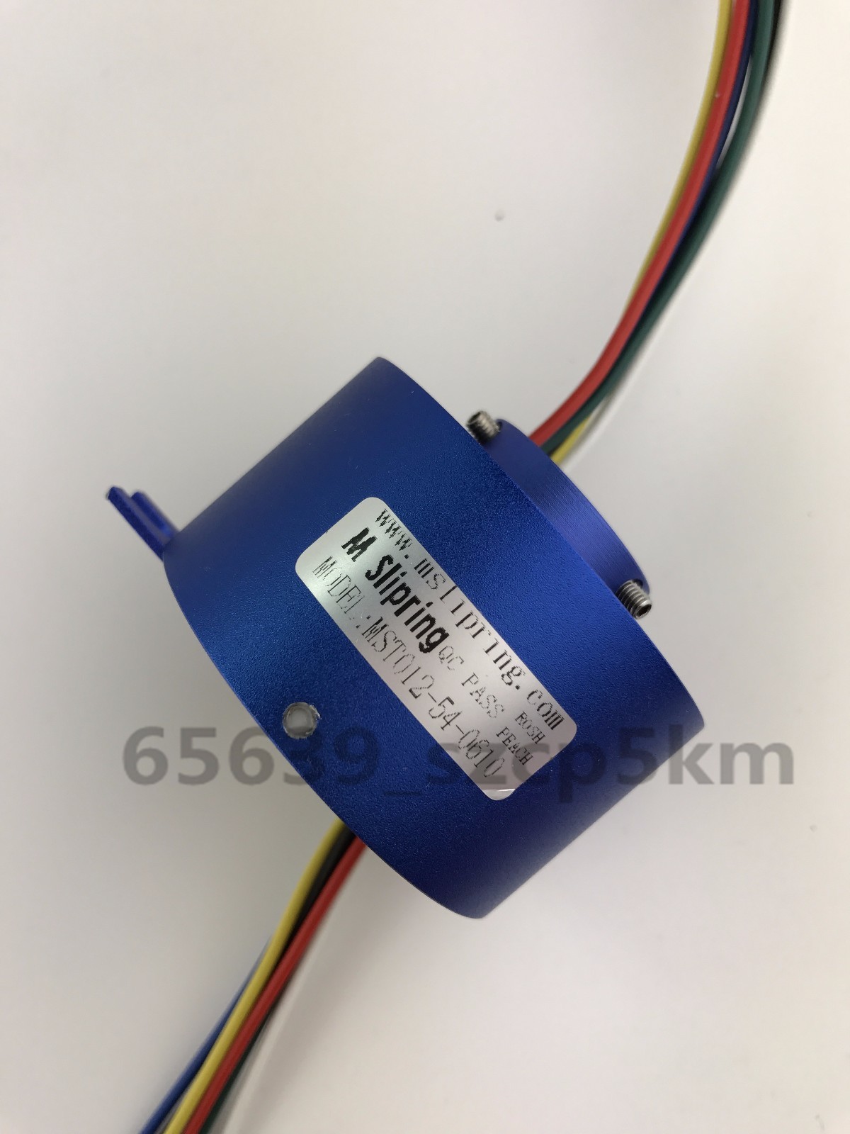 Slip Ring Through Hole Dia.12.7mm   6 Circuit/10A For Wind Power Generator