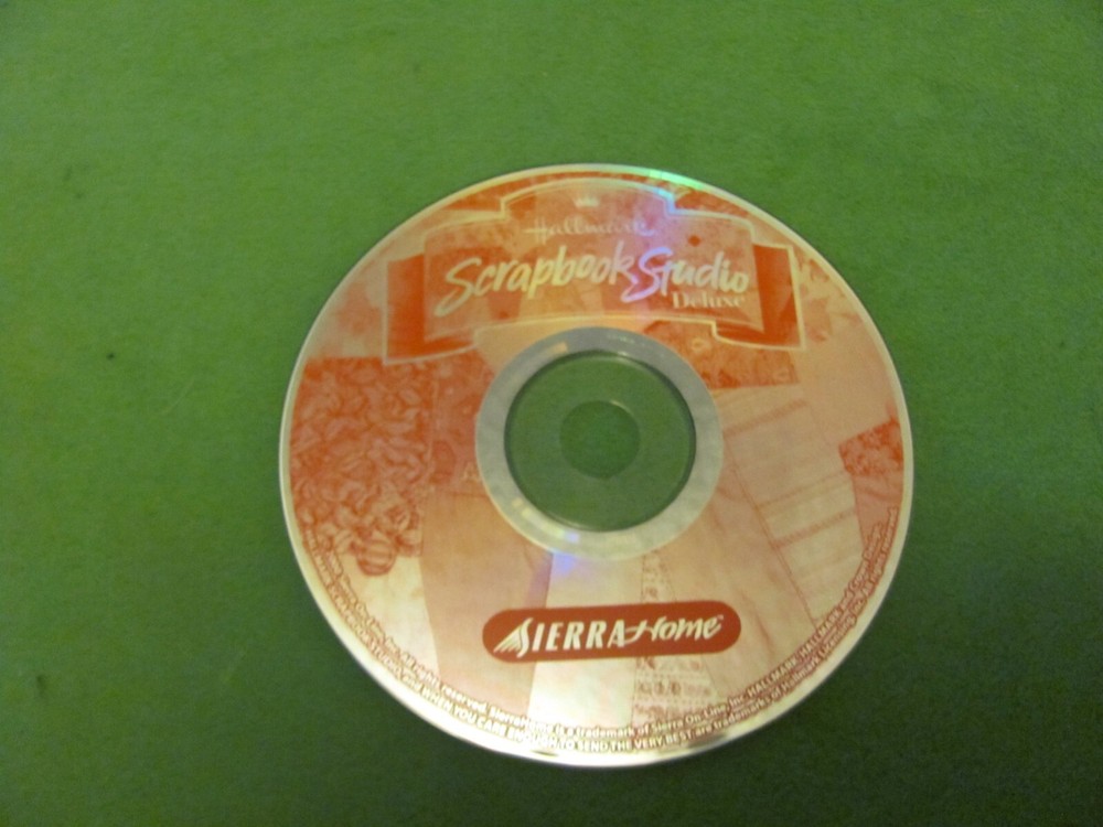 Sierra Hallmark Scrapbook Studio Deluxe PC CD create images windows.