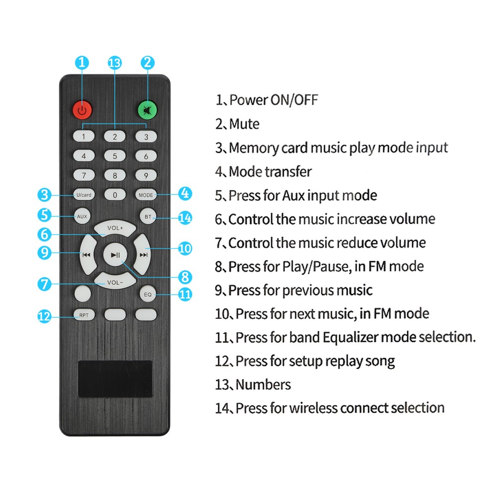 Dual 10" Portable Disco LED Bluetooth Speaker, Remote, & Powerful Sound System