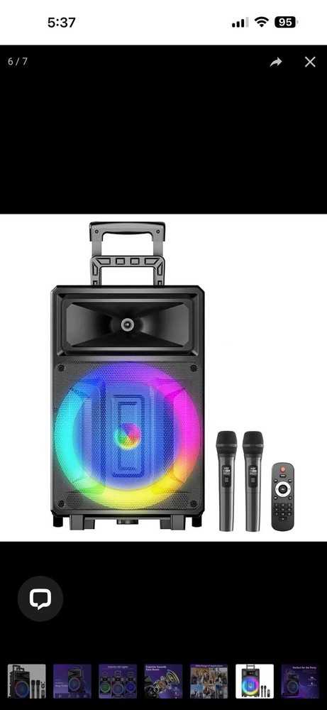 Seenda Wireless Karaoke Machine