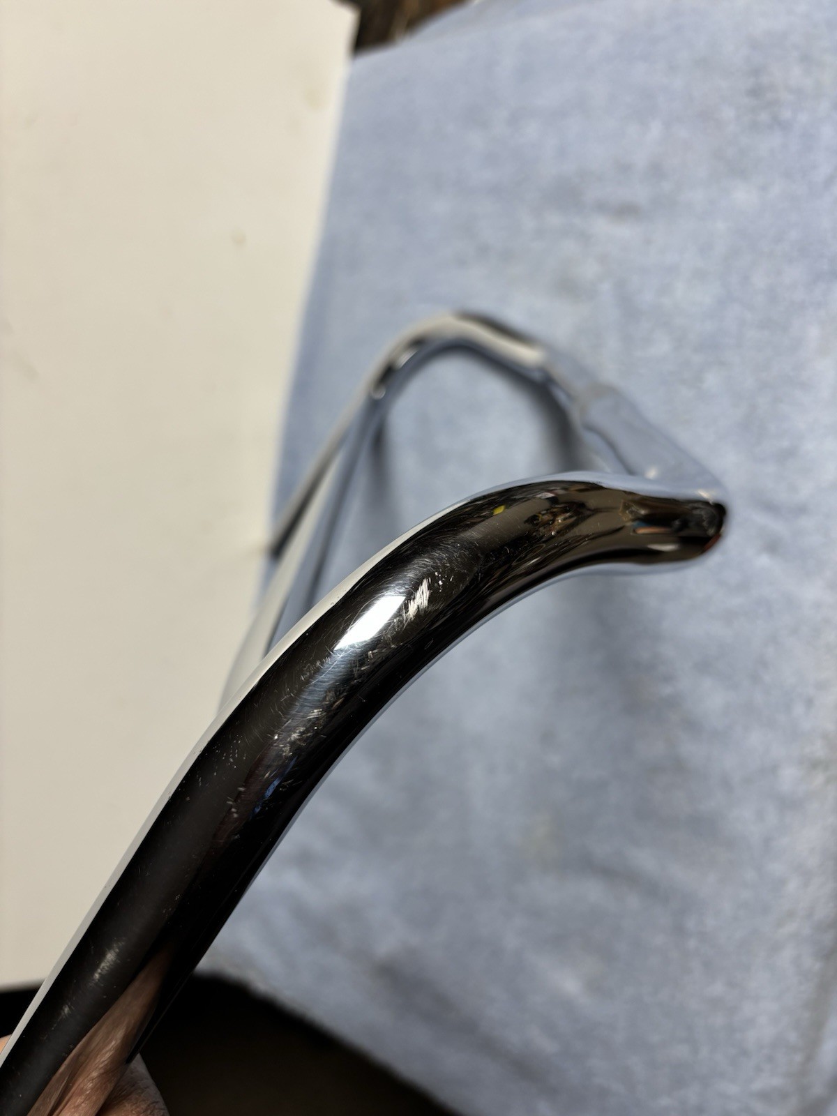 Prewar Torrington Autocycle / Motorbike bicycle cross brace re-plated handlebars