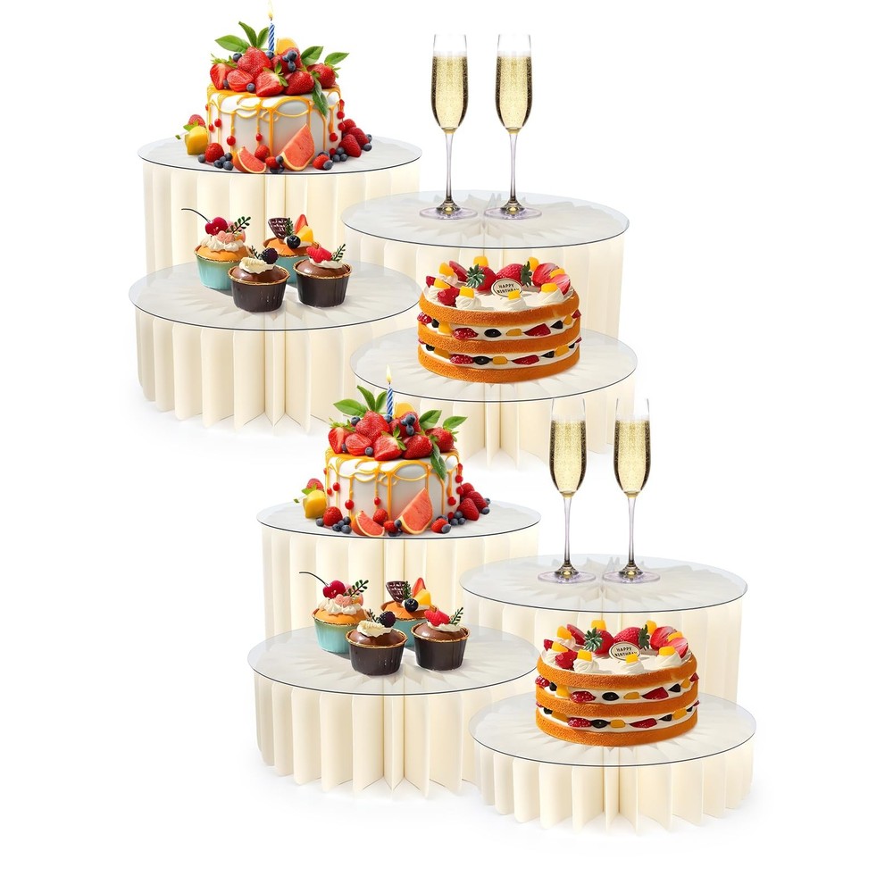 Buffet Risers Food Risers for Buffet Table Acrylic Risers Display Stands Tall Ca