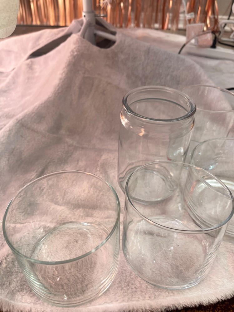 Empty Candle Jars for sale