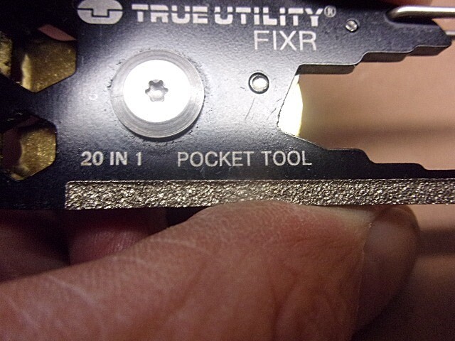 TrueUtility Fixr Pocket Tool 20 Tools in 1 Compact Multi Tool Camping Bicycling