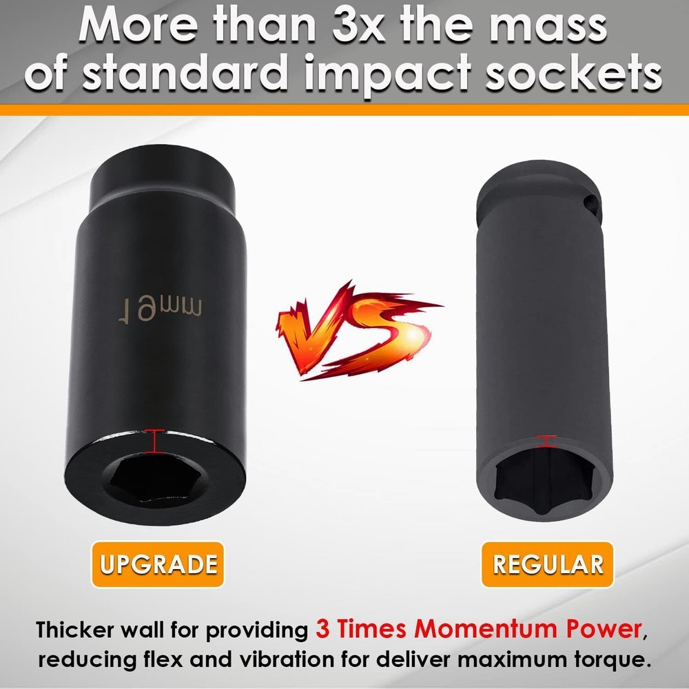 77080 19MM Harmonic Balancer Socket Crank Bolt Socket for Honda Engines