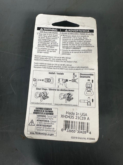Graco XHD RAC SwitchTip XHD435
