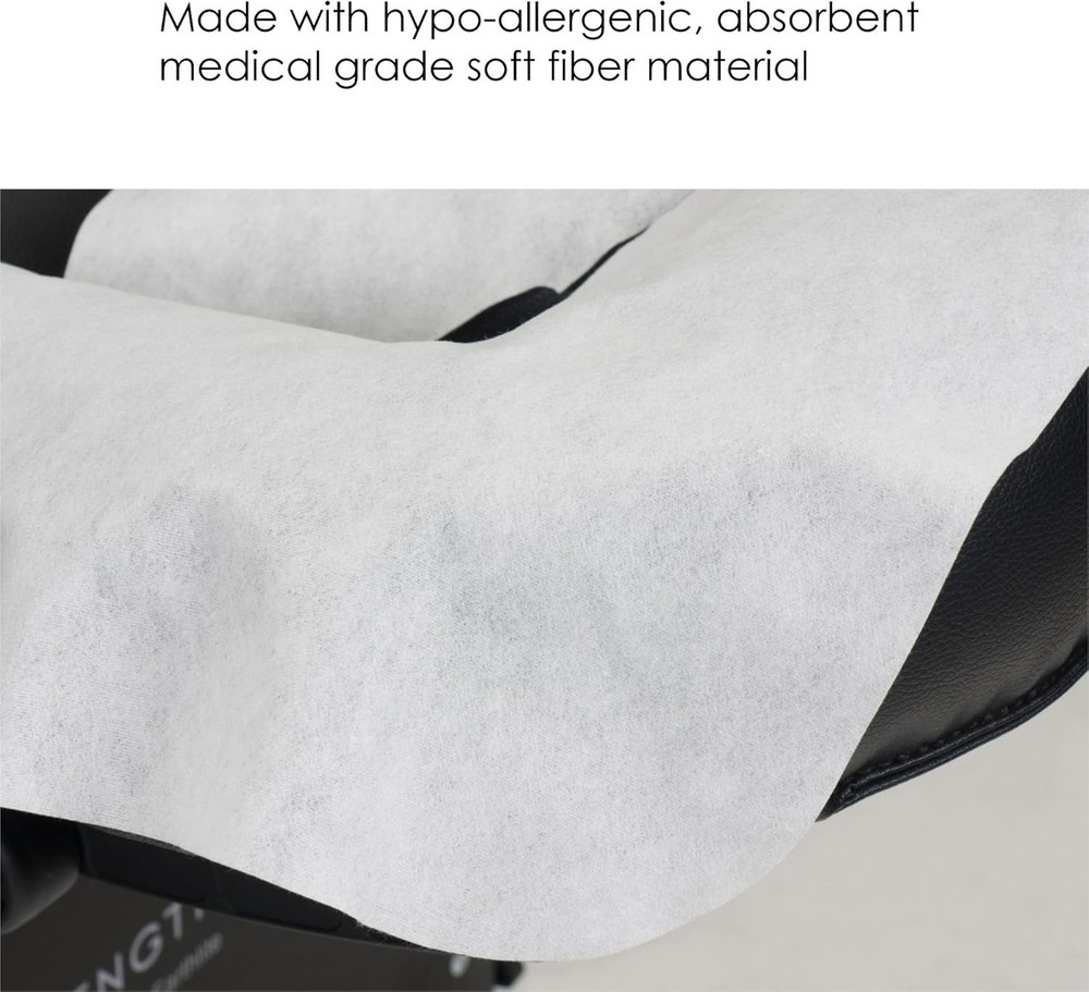 Disposable Face Cradle Covers 100 Pack Massage Table Headrest Covers Soft