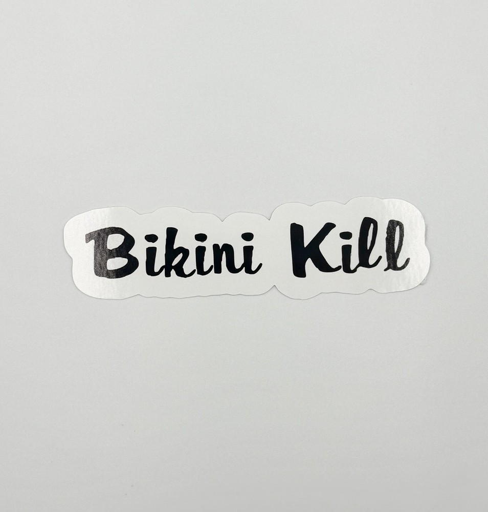 Bikini Kill Punk Rock Logo Sticker B043S