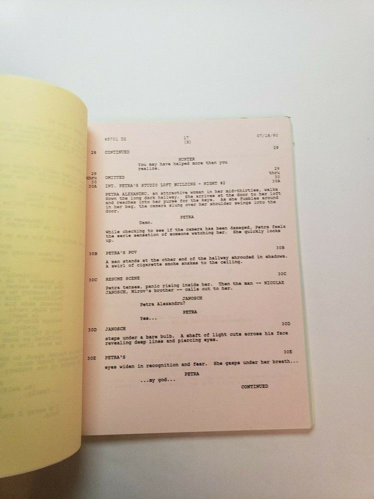 HUNTER / Mark Lisson 1990 TV Script, Fred Dryer "Deadly Encounters: Part 1"