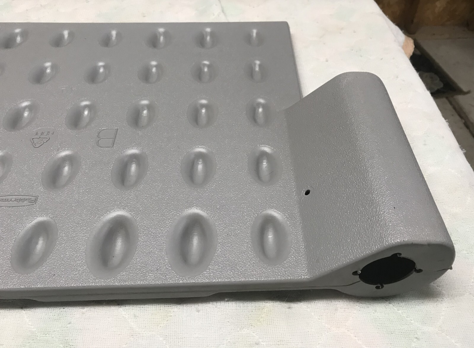 Rubbermaid Garage Storage Cabinet - Resin Plastic Gray - Replacement Rear Panel