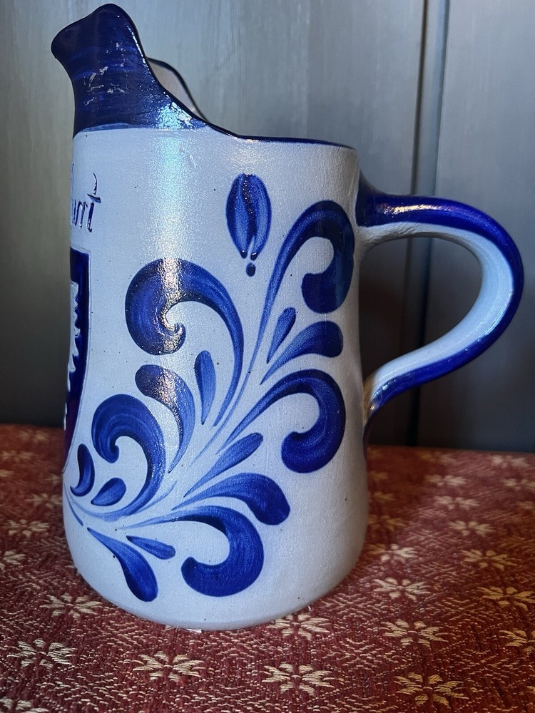 Frankfurt Germany Stoneware Pitcher