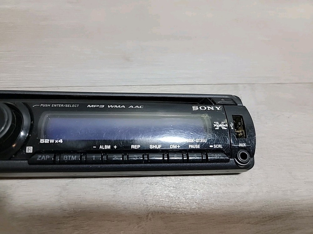 SONY CDX-GT35U Replacement Faceplate
