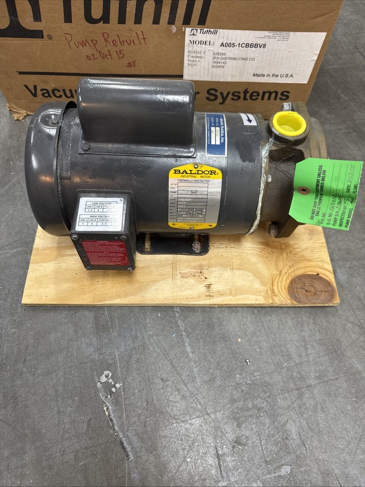 NEW REBUILT TUTHILL A005-1CBBBV8 BLOWER PUMP
