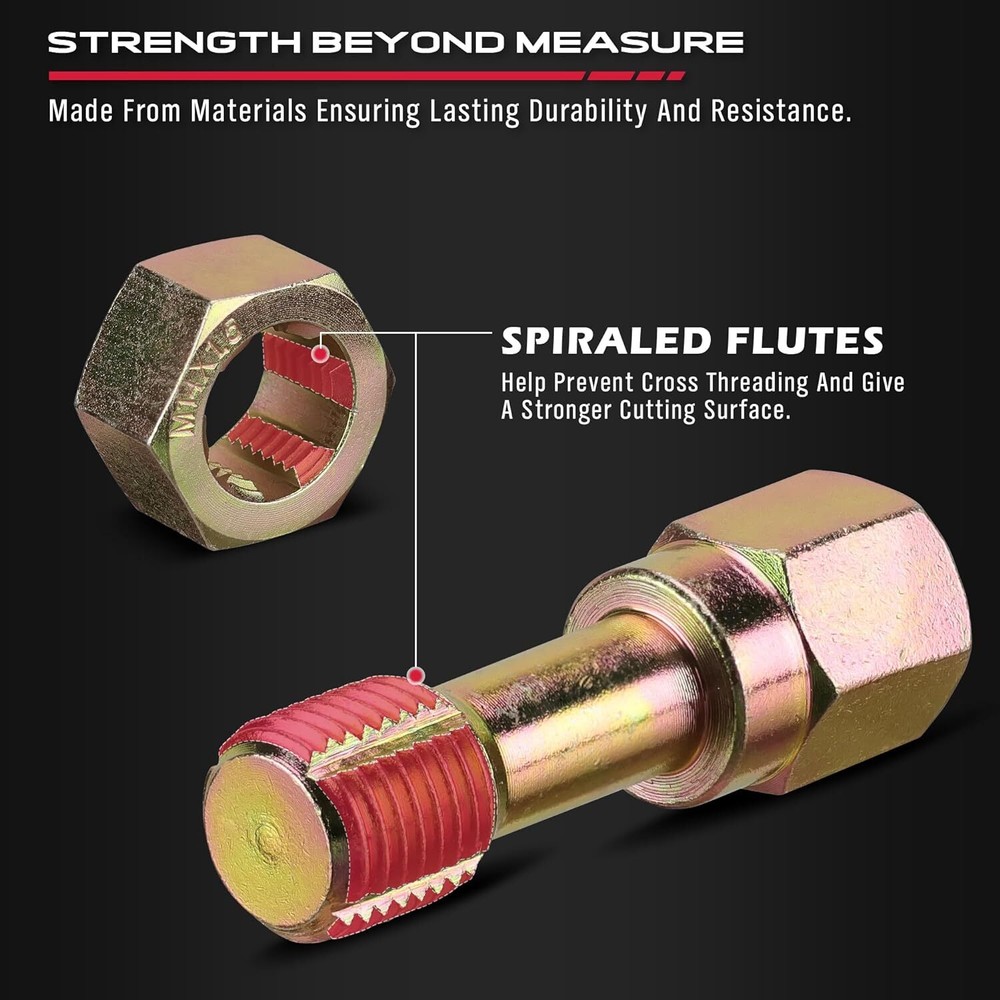 Thread Repair Chaser Tool 49PCS Cleaner Rethreading Master Kit