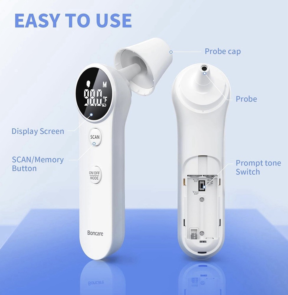 Boncare Ear and Forehead Thermometer