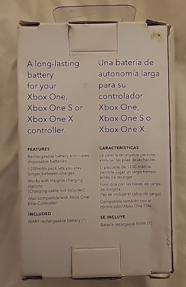 Insignia Rechargeable Battery Pack For X Box