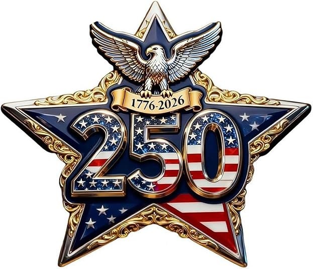 USA 250th Anniversary Commemorative Pin