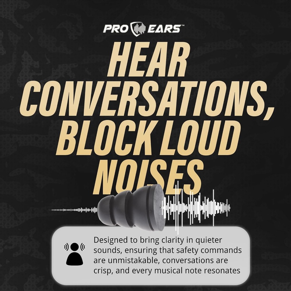 Pro Ears Audiomorphic Plug Large-Black