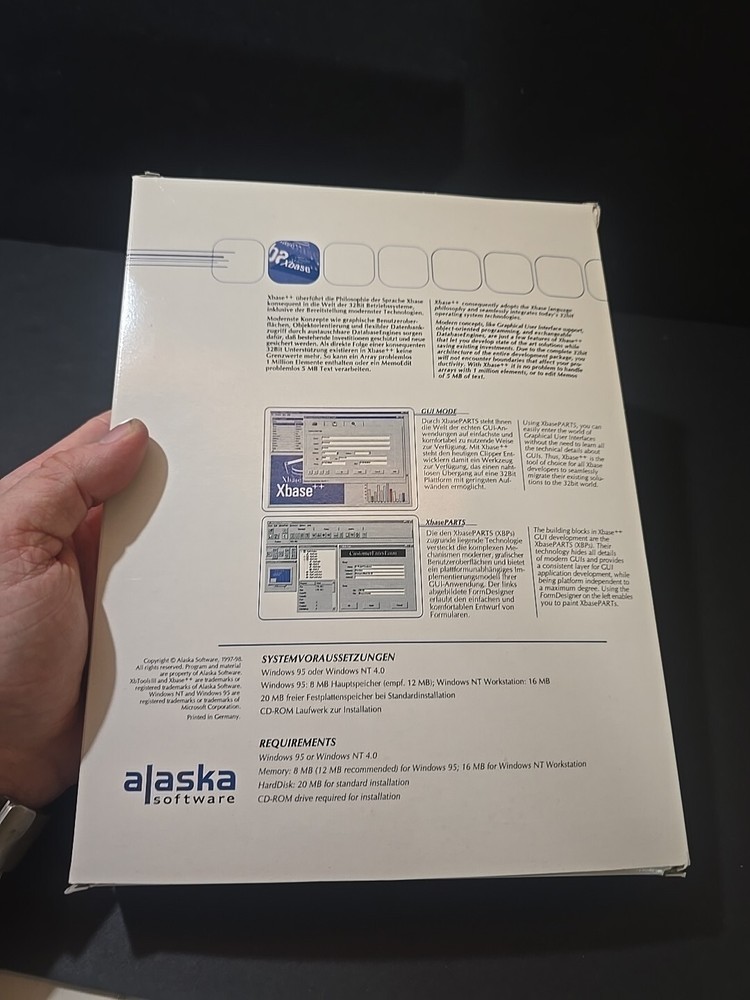 Xbase++ EEP 2 Version For Microsoft Windows 95 & NT - Alaska Software